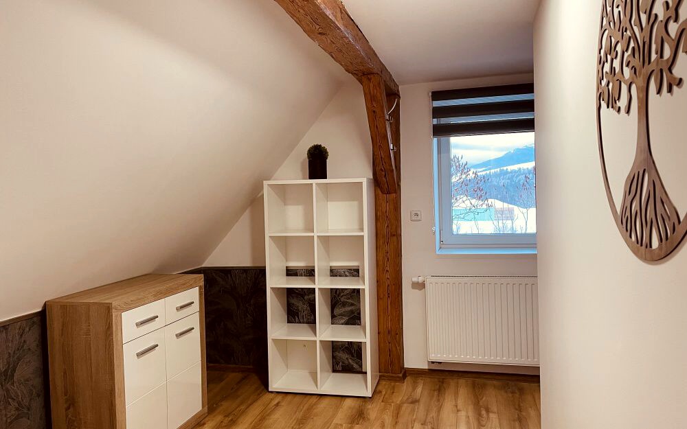 Podkrovní dvoulůžkové pokoje